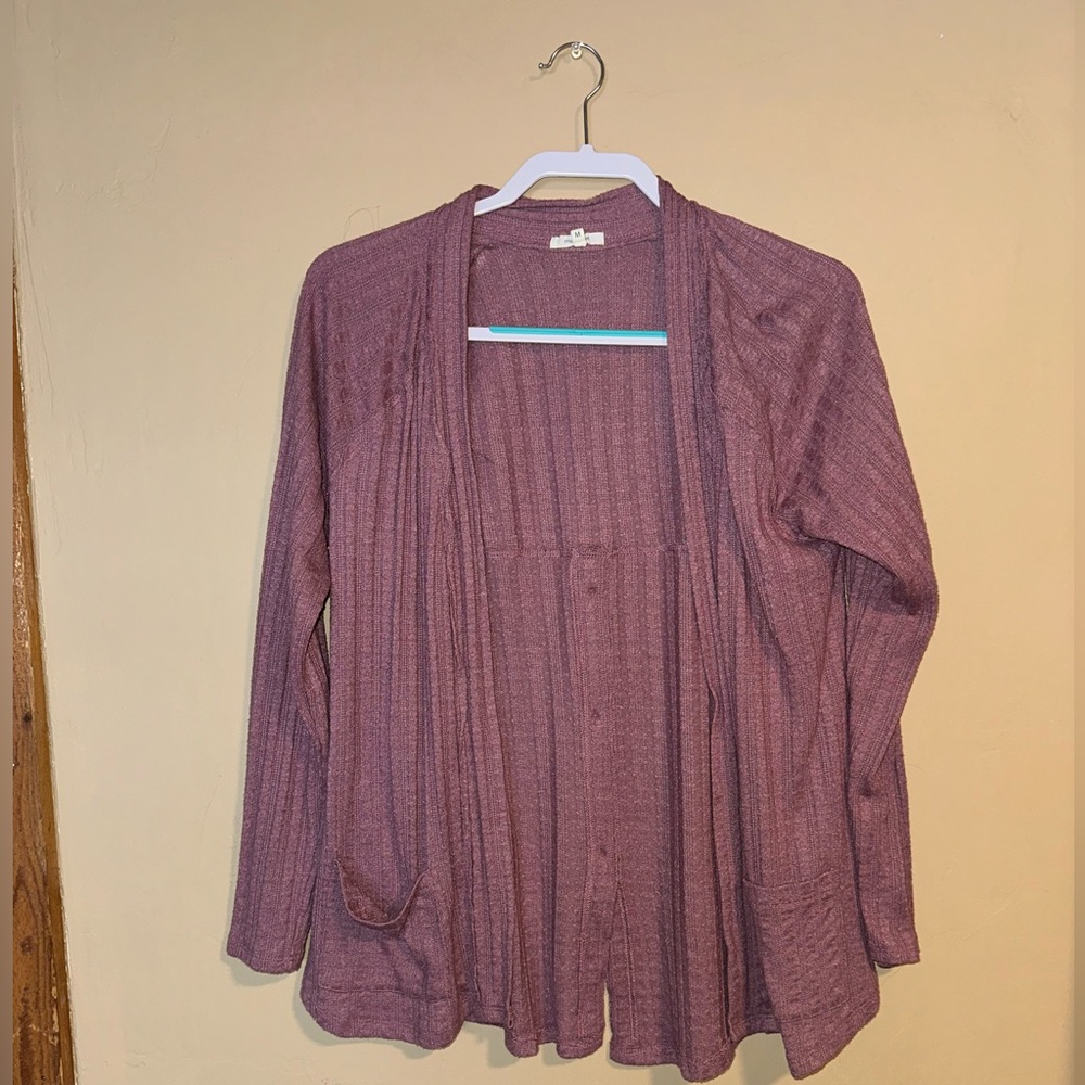 Maurice’s Purple Cardigan